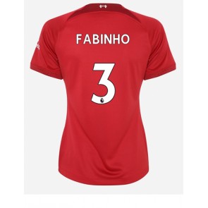 Liverpool Fabinho #3 kläder Kvinnor 2022-23 Hemmatröja Kortärmad
